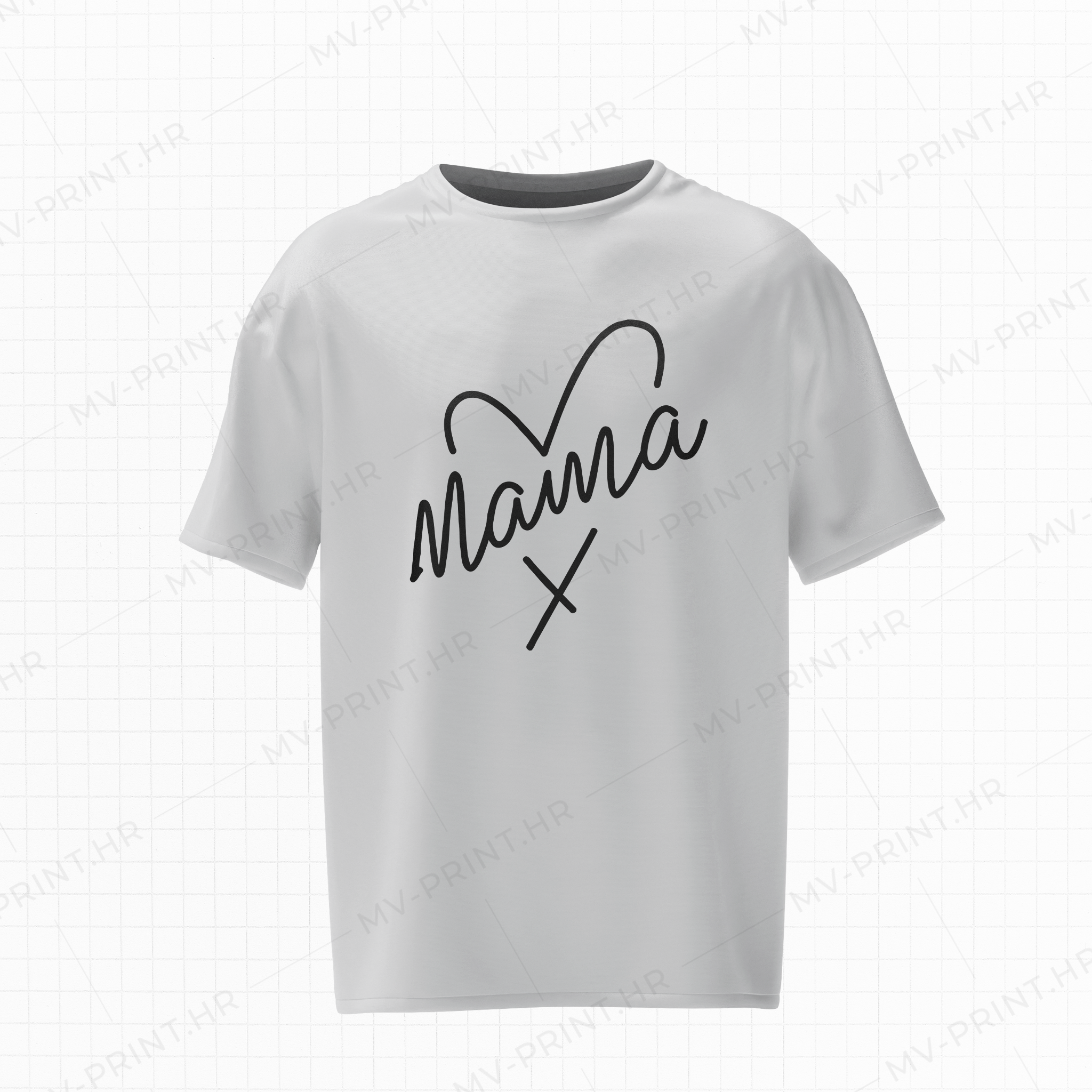 "Mama <3" - Kratka majica s tiskom