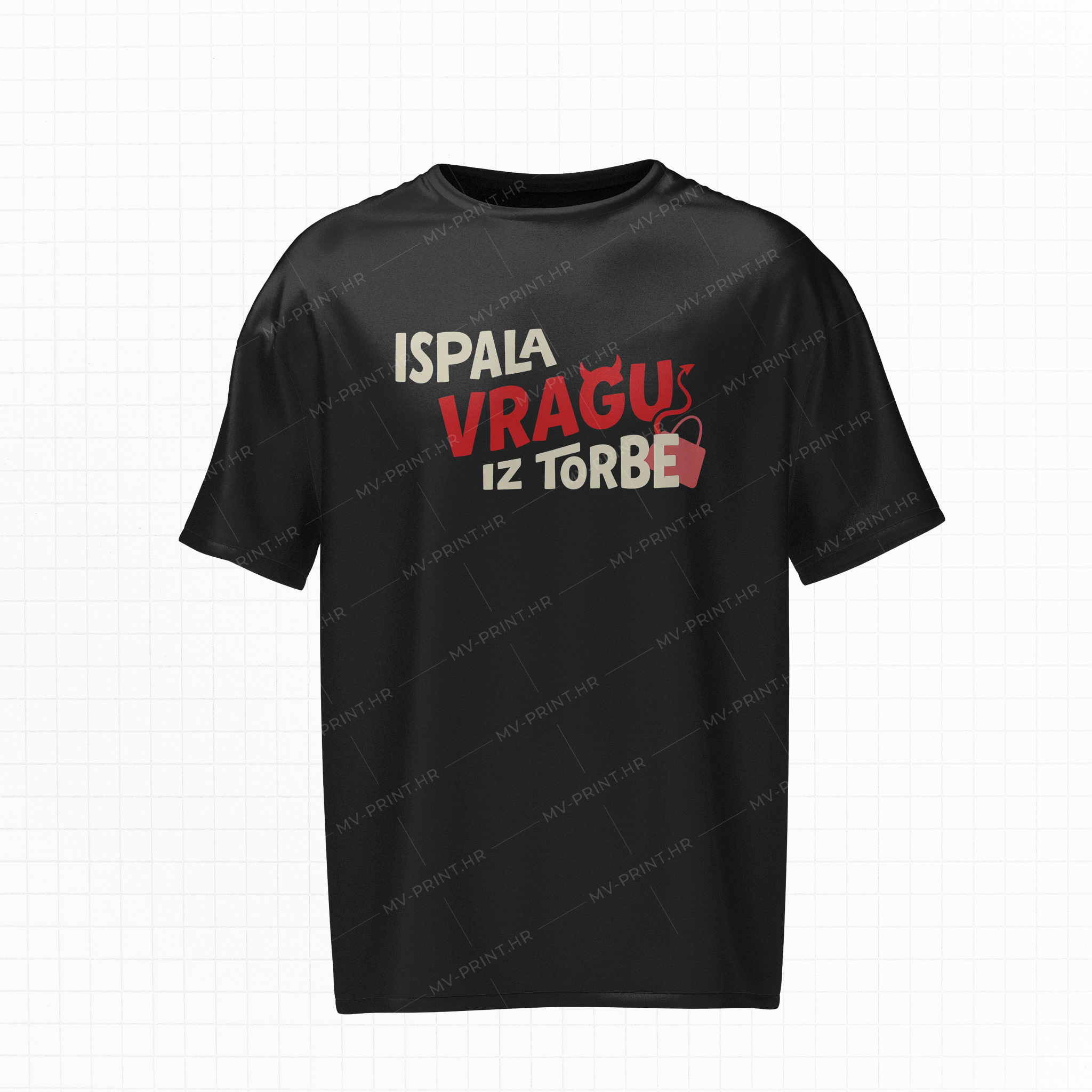 Ispala vragu iz torbe - Kratka majica s tiskom