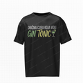 Obična cura koja voli GIN TONIC - Kratka majica s tiskom